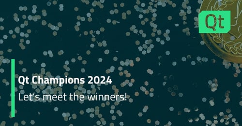 Let's welcome our 2024 Qt Champions!
